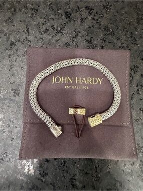 John Hardy Silver 18K Gold Icon Bracelet